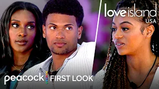 First Look: Bria Confronts Zeta & Timmy - What's Going On?? | Love Island USA on Peacock