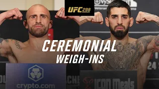 UFC 298: Ceremonial Weigh-In