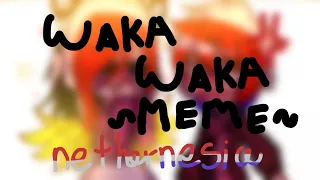 ~waka waka~ meme~ countryhumans~ ft. Nethernesia [nesia & Netherlands]~ requested!