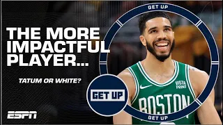 Derrick White is MORE IMPACTFUL than Jayson Tatum?! A FIERY DEBATE! | Get Up