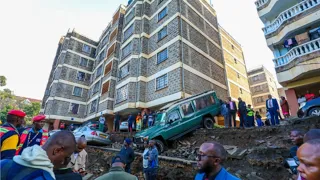 One dead, 3 injured as building's perimeter wall collapses in Ruaka!!