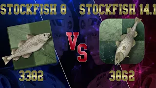 Is Stockfish14.1 stronger than AlphaZero? || Stockfish14.1 vs Stockfish 8