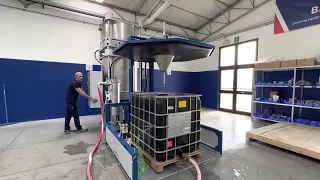 BascaLC S30-40 - IBC & Vessel solvent cleaning machine