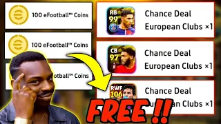 How To Get Free 250 Coins 🤯 | Free Hakimi And Free eFootball Coins || eFootball 2024 Mobile 🔥