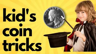 COIN MAGIC TRICKS FOR KIDS! 5 Easy Coin Tricks- #easymagictricks #kidmagictricks #kidcointricks