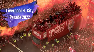 Liverpool FC City Parade 2022   -  Champions League homecoming parade #liverpoolfc #parade
