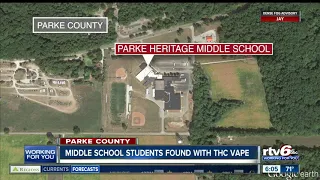 Middle school students found with THC vape