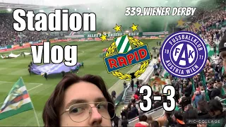 Rapid vs Austria - Stadionvlog | 339. Wiener Derby | SPANNEND bis zum SCHLUSS 💚🤍