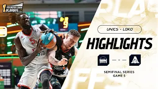 UNICS vs Lokomotiv Kuban Highlights Semifinals Game 5 | Season 2023-24