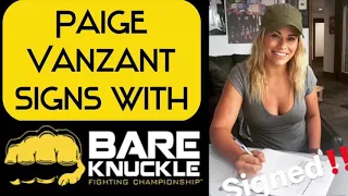 Paige Vanzant signs to Bare Knuckle Fighting Championship