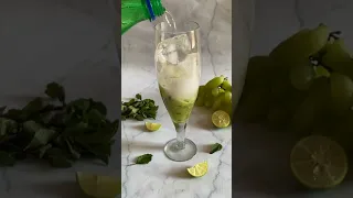 Grapes Mojito Summer Refreshing Drink #shorts #grape #grapejuice