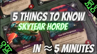 Card Deck Driven MOBA?: 5 Things To Know in 5 Minutes For Skytear Horde | Liege of Games
