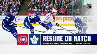 Canadiens vs Maple Leafs 11/10 | Faits saillants