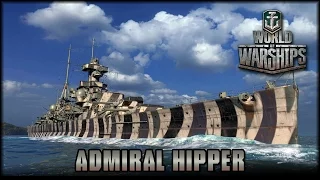 World of Warships - Admiral Hipper - Tier 8  [ deutsch | gameplay ]