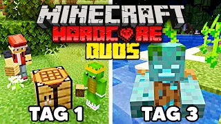 100 TAGE in MINECRAFT HARDCORE überleben (Folge 1)