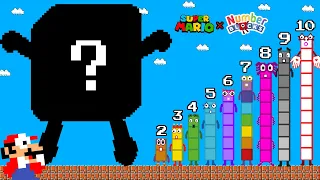 Mario and Numberblocks Escape in Maze Mayhem [Giant Numberblocks 1]