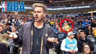 Hide and Seek at a LIVE NBA Game!