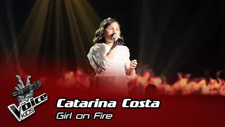 Catarina Costa - "Girl on Fire" | Prova Cega | The Voice Kids