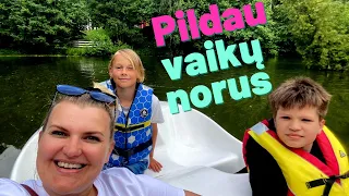 24 val MAMA PILDO VAIKŲ NORUS. ATVAŽIAVOME Į DINO PARKĄ. RADAILIŲ DVARAS. Apverstas namas.