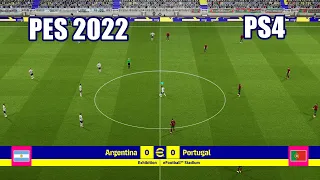 EFootball 2022 PS4 Old Gen Update 0.9.1 Gameplay Full HD 1080p 60FPS