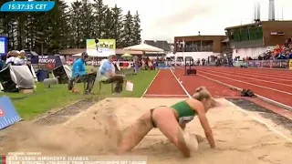 Nastassia Mironchyk-lvanova VS Darya Klishna Long Jump Compilation