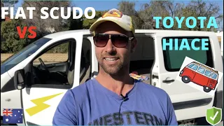 FIAT SCUDO VS TOYOTA HIACE VAN COMPARISON 🚐✅😎✌🏼