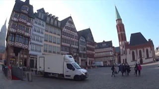 Romerberg Square Old Town Frankfurt am Main, Germany 04/2019