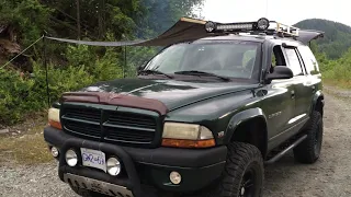 My basic SUV camping setup.