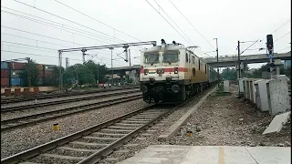 Shrill honking August Kranti Rajdhani storms past me