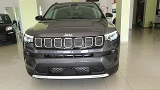 TRIS AUTO JEEP COMPASS MY21 1.6 MJT 130CV LIMITED KM ZERO GRIGIO SCURO