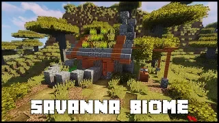 Minecraft Tutorial ► Savanna Biome Starter House!!!