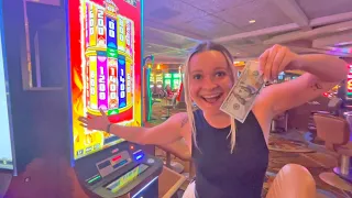 Low Rolling On Treasure Island Las Vegas Slots!