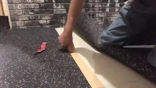 Rubber Gym Flooring Installation STEP BY STEP