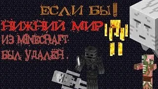 Если бы нижний мир из minecraft был удалён/If The Nether Got Removed From Minecraft(HD Rus.)