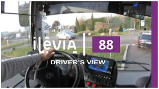 [4K | Driver's View] Lille - Ligne 88 - Ilévia - Wambrechies - Lille Europe à la pace du conducteur