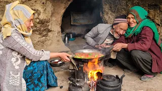Old Lovers Special Day in a Cave | Love Story in Afghanistan Village