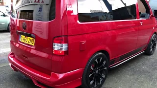 Volkswagen Transporter T28 Startline 2.0 2013 Red Converted Camper Van Day Van