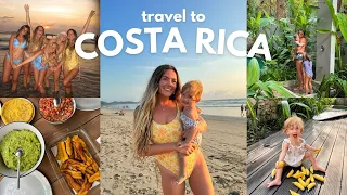 COSTA RICA VLOG - a week in Nosara with 10 adults + 11 kids  🌊🌴🐒🏄‍♀️🥭