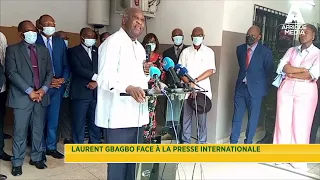 LAURENT GBAGBO FACE À LA PRESSE INTERNATIONALE