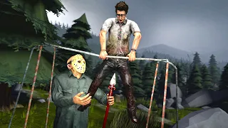 ДЖЕЙСОН НАУЧИЛ ПОДТЯГИВАТЬСЯ НА ТУРНИКЕ! (The Friday 13th: The Game)