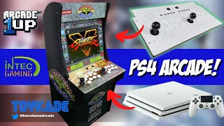 PS4 Arcade1Up Machine! Play your Playstation 4 on the Arcade1up using IntecGaming Fight Stick!