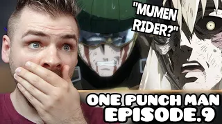 MUMEN RIDER IS THE BEST??!!?! | ONE PUNCH MAN | Episode 9 | New Anime Fan | REACTION!