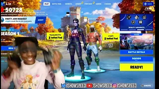 IShowSpeed RAGES in Fortnite Lobby AGAIN 💀😂