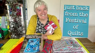 I met Kaffe Fassett and Brandon Mably at the Festival of Quilts
