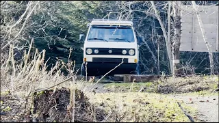 Great weather for camping in the Vanagon.