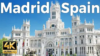 Madrid, Spain Walking Tour (4k Ultra HD 60fps) – With Captions