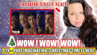🎄PTX Christmas Music Reaction - Pure Imagination | Christmas Time is Here #ptxreaction