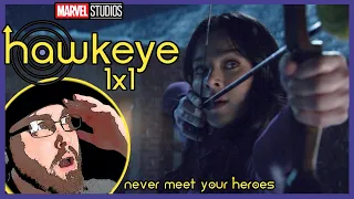 Hawkeye 1x1 Reaction! | "Never Meet Your Heroes" *FIRST TIME WATCHING*