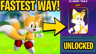 FASTEST WAY TO UNLOCK CLASSIC TAILS IN SONIC SPEED SIMULATOR! - Roblox