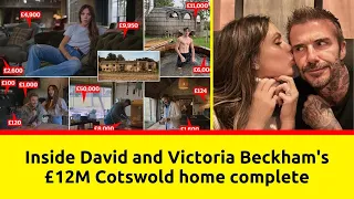 Inside David & Victoria Beckham's £12M Cotswold home complete with a £50,000 BBQ tent, £10,000 sofa